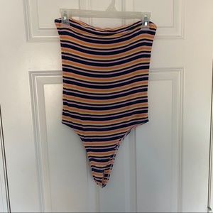 Striped Tube Bodysuit